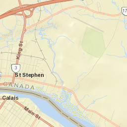 Calais Street Map