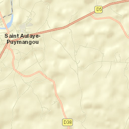 Saint-Aulaye Street Map