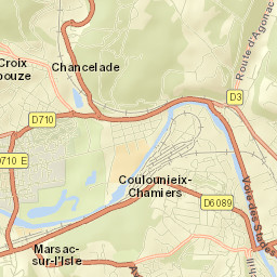 Chancelade Street Map