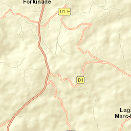 Sainte-Fortunade Street Map