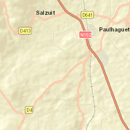 Paulhaguet Street Map