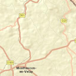 Montfaucon-en-Velay Street Map