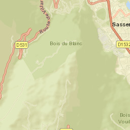 Sassenage Street Map