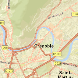 La Tronche Street Map