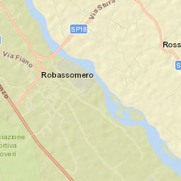 Robassomero Street Map