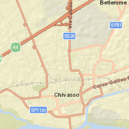 Chivasso Street Map