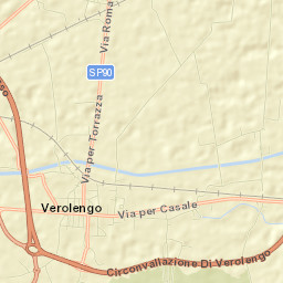 Verolengo Street Map