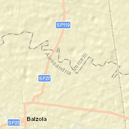 Balzola Street Map