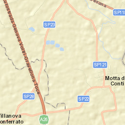 Motta Dè Conti Street Map