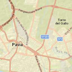 Pavia Street Map
