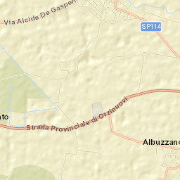 Cura Carpignano Street Map
