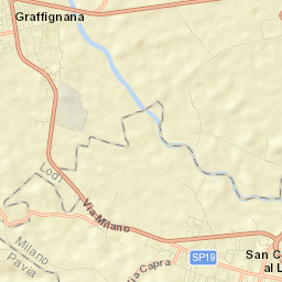 Graffignana Street Map