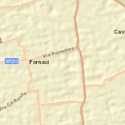 Fornaci Street Map