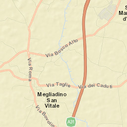 Santa Margherita d'Adige Street Map