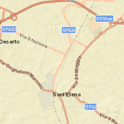 Sant'Elena Street Map