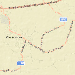 Pozzonovo Street Map
