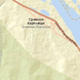 Sremski Karlovci Street Map