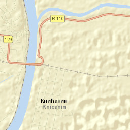 Knićanin Street Map