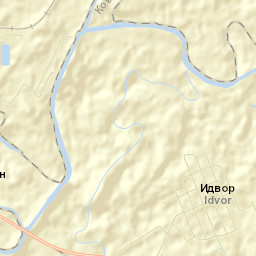Idvor Street Map