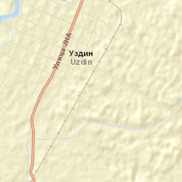 Uzdin Street Map