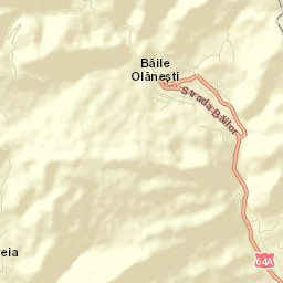 Băile Olăneşti Street Map