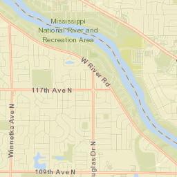11123-11291 Winnetka Avenue North Street Map