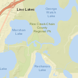 Lino Lakes Street Map