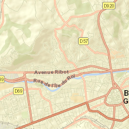 Brive-la-Gaillarde Street Map
