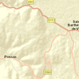 Saint-Barthélemy-de-Vals Street Map