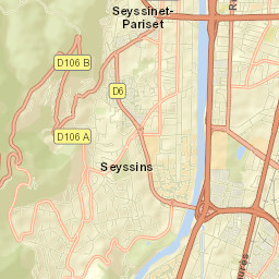 Seyssins Street Map