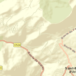 Département de l'Isère Street Map