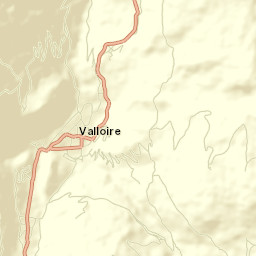 Valloire Street Map