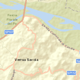 Verrua Savoia Street Map