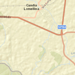 Candia Lomellina Street Map