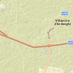 Villanova d'Ardenghi Street Map