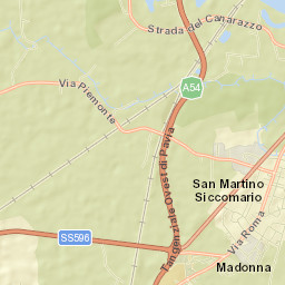 San Martino Siccomario Street Map