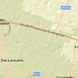 Linarolo Street Map