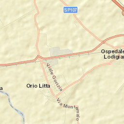 Orio Litta Street Map