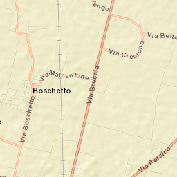 Boschetto Street Map
