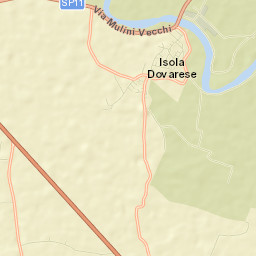 Isola Dovarese Street Map
