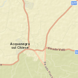 Acquanegra sul Chiese Street Map