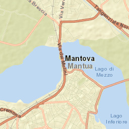 Mantova Street Map