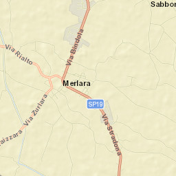 Merlara Street Map