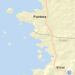 Funtana Street Map