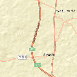 Sveti Lovreč Street Map