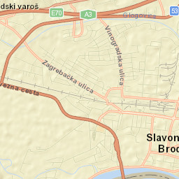 Slavonski Brod Street Map