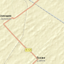 Janošik Street Map