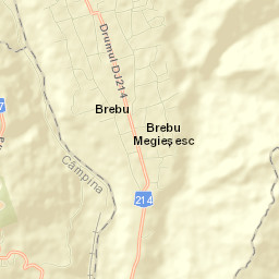 Brebu Megieșesc Street Map