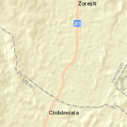 Zorești Street Map
