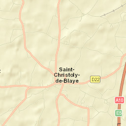 Saint-Christoly-de-Blaye Street Map